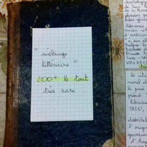 Mélange littéraire