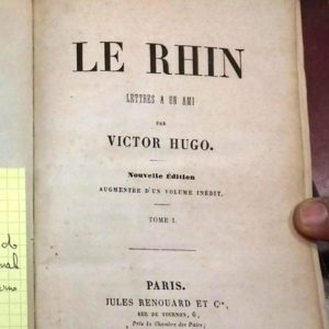 Le Rhin – Victor Hugo