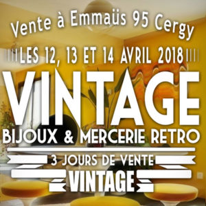 encart vintage cergy